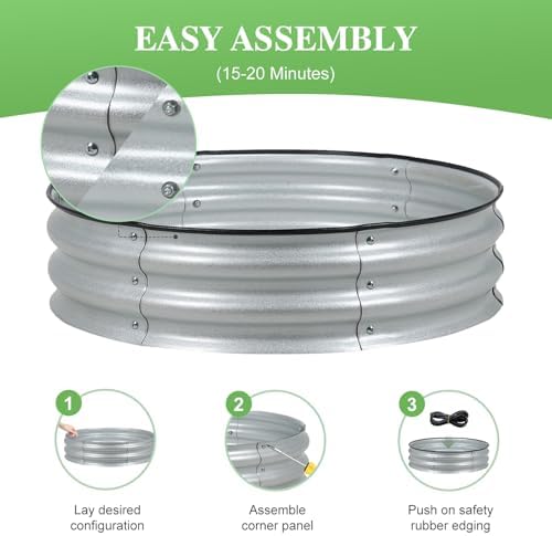 BPS Metal Raised Garden Bed - Image 7