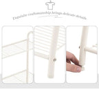 Kitsanery Metal Plant Stand Indoor Outdoor for Multiple Plants,3 Tier Plant Shelf,Large Heavy Duty Flower Holder Ladder Plant for Living Room, Patio, Balcony (White) - Image 6