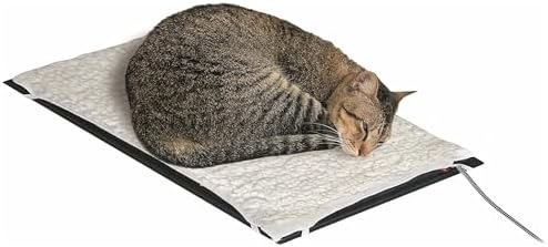 Farm Innovators Model HM-60S Small 13-Inch by 19-Inch Plastic Heated Pet Mat with Fleece Cover, 60-Watt, Black - Image 4