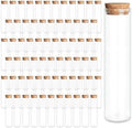 JIUYUE 70-Pack 0.74 oz (22ml) Glass Bottles & Test Tubes with Cork Stoppers by JIUYUEGlassjewelryfactory