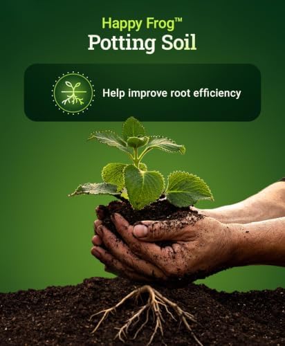FoxFarm Happy Frog Potting Soil - Ready-to-Use Amended Container Blend with Soil Microbes, Earthworm Castings, Bat Guano, and Aged Forest Products for Indoor & Outdoor Plants - 12 Quart (2 Pack) - Image 2