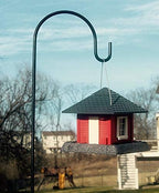 Ashman Black Shepherd Hook 92 Inch, 1/2-Inch Thick, Solid Metal Single Piece Hook, Super Strong, Rust Resistant, Hanging Plant Baskets, Wind Chimes, Lanterns, Heavy Bird Feeders & More (Pack of 1) - Image 6