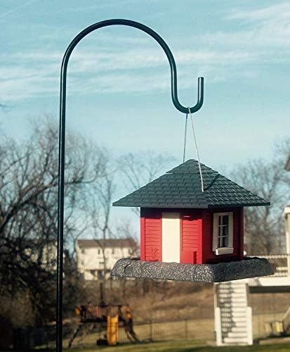 Ashman Black Shepherd Hook 92 Inch, 1/2-Inch Thick, Solid Metal Single Piece Hook, Super Strong, Rust Resistant, Hanging Plant Baskets, Wind Chimes, Lanterns, Heavy Bird Feeders & More (Pack of 1) - Image 6