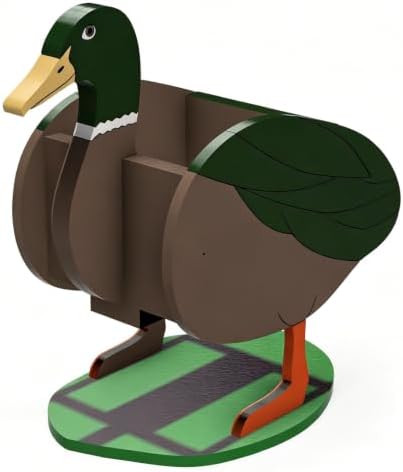 Animal PVC Flower Pot, Duck Shaped Succulent Planter Flower Holder for Garden Patio Balcony Window Sill, for Birthday Pet Lovers, 43x27cm(17x11in) by Unknown