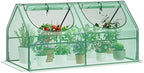 GreatBuddy Portable Mini Greenhouse, 3×3×6Ft, High-Density PE Plant Cover with 2 Roll-up Zipper Windows, Perfect for Indoor Outdoor Plant Growing by GreatBuddy