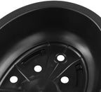 HOIGON 10PCS 12 Inches Plastic Oval Bonsai Training Pots, Black Large Oval Plastic Planter Pot with Drainage Hole, Shallow Plant Nursery Pot for Succulent - Image 3