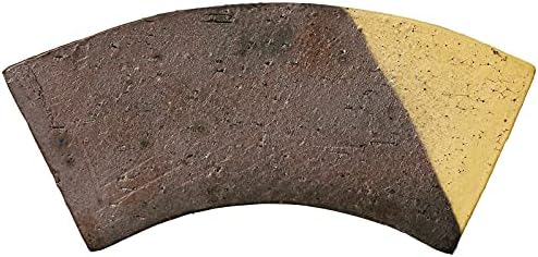 Wazakura Tokoname Series Handmade Fan Shaped Bonsai Pot with Drainage Holes by WazakuraJapan