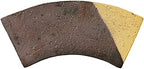 Wazakura Tokoname Series Handmade Fan Shaped Bonsai Pot with Drainage Holes by WazakuraJapan
