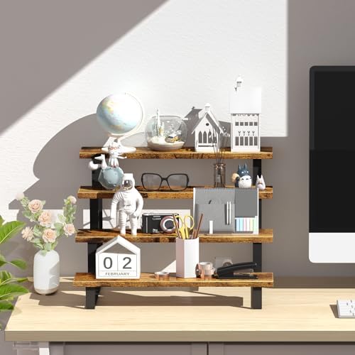 ELITEROO Wooden Display Riser Stand, Tiered Perfume Cologne Organizer Stand - Image 6