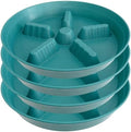4 Pack Plant Saucer 12 inch, 8 10 14 17 inch, Plant Stand Plastic Plant Saucers for Indoors Outdoor, Heavy Duty Flower Saucers for Potted Plants, Pot Saucers for Plants, Grow Bags Saucers by Unknown