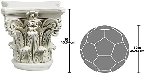 Design Toscano The Corinthian Pillar, Capital Small - Image 3