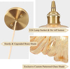 Battery Operated Pendant Light,Amber Chandelier RGB Light Bulb 2500mAh 11in Vintage Light Fixtures with Remote Control Wireless Adjustable Rechargeable Chandelier for Kitchen Island Hallway 1Light - Image 4