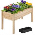 Yaheetech Raised Garden Bed 1Pcs Elevated Wood Planter Box Outdoor, Wood by Yaheetech