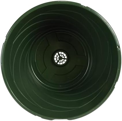 The HC Companies Euro Round Hanging Planter, 12 Inch, Green, 2-Pack - Image 3