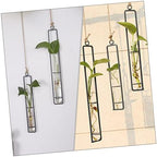 POPETPOP 3pcs Glass Propagation Tubes Wall Hanging Decor - Image 7
