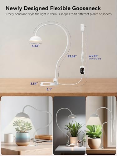 GLOWRIUM Smart Grow Lights for Indoor Plants,Full Spectrum Desk Plant Light - Image 5