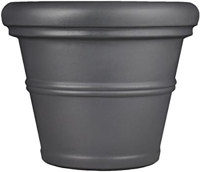 Tusco Products Rolled Rim Garden Planter, 30-inch, Slate by TuscoProducts