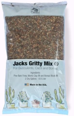 Bonsai Jack Succulent, Cactus and Bonsai Soil - Jacks Gritty Mix - 2 Gallons – Fast Draining – Fight Root Rot – Optimized pH by BonsaiJack