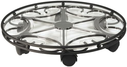 Plastec SC21BK Deluxe Saucer Caddy, 21-Inch, Black by Plastec
