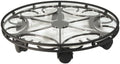 Plastec SC21BK Deluxe Saucer Caddy, 21-Inch, Black by Plastec