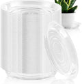 80 Pack 12 Inch Plant Saucer Clear Plant Saucers for Outdoors Plants Drip Trays Extra Large Pot Saucer No Holes Pot Saucers Planter Trays for Outdoor Plants Bulk Plastic Tray for Flower, Potted Tree by UltraOutlet