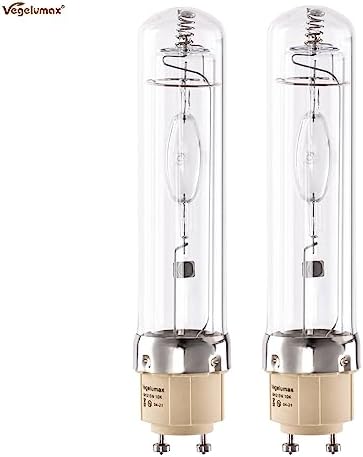MH 315W Metal Halide Grow Light Bulb Lamp Full Spectrum CCT 10000K,High Efficiency Enhanced Blue Spectrum CDM for Flowering,Compatible with CMH 315 Grow Bulb Fixture PGZX 18 Socket,2Pack - Image 4