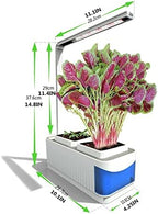 Smart Automatic Hydroponics, 8 Pods Indoor Herb Garden, with 3 Mode Led Grow Light, Germination Kit Adjustable Up, Down, Left and Right for Home Kitchen - Image 2