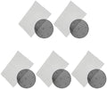 CLISPEED 50pcs Plant Pot Mesh Hole Cover Fiberglass Round Black by Clispeed