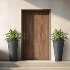 Kante Set of 2 Black Plastic Round Planters 23" Tall Home & Outdoor - Image 3