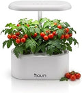 Nouri Hydroponics Growing System, 5 pod Smart Indoor Herb Garden Kit with LED Grow Lights, Hydroponic Herb Garden Indoor for Plant Lovers, Gardeners, Kitchen, Tomato Seeds Included by Nouri