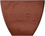 PSW Pot Collection FB40TC 16x13 inch Plastic/Stone/Wood Composite Square Planter – No Drainage Hole (Drillable), Modern Indoor/Outer Pot for Flowers, Foliage, Fairy Gardens, Terra Cotta Color - Image 2