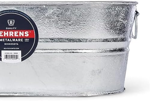 Behrens 0-OV 5-1/2-Gallon Oval Steel Tub - Image 4