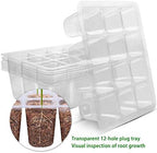 10 Packs Seed Starter Tray, Reusable Plant Trays for Seedlings, Seed Starter Tray Kit with Adjustable Humidity Dome Greenhouse Germination Kit for Seeds Growing Starting(120 Cells Total Tray) - Image 6