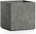 Reglito Cube Planters for Outdoor Plants, Square Indoor/Outdoor by Cosapots