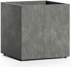 Reglito Cube Planters for Outdoor Plants, Square Indoor/Outdoor by Cosapots