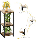 3 Tier Plant Stand Indoor Corner Tall Square Shape Plant Shelf - Image 5