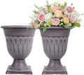 Planters for Outdoor Plants Large 2 Pack Resin Urn 15.3IN by Tacarlha