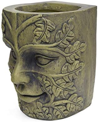 Garden Urn Planter, 14 Inch, Antique Green - Image 7