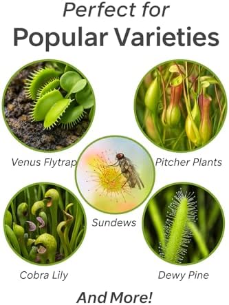 GARDENERA Sphagnum Moss Potting Mix for Carnivorous Plants, Moss and Perlite Blend for Potting Venus Fly Traps, Sarracenia, Pitcher Plants - 75% Sphagnum Moss + 25% Perlite - Made in USA - 4 Quart - Image 2