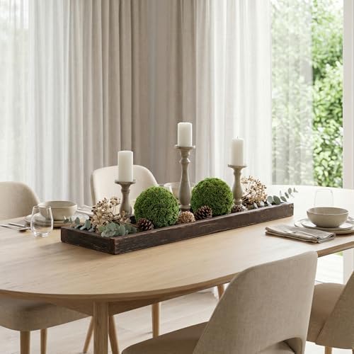 MyGift 6 Inch Decorative Artificial Boxwood Topiary Balls, Set of 2 - Image 3