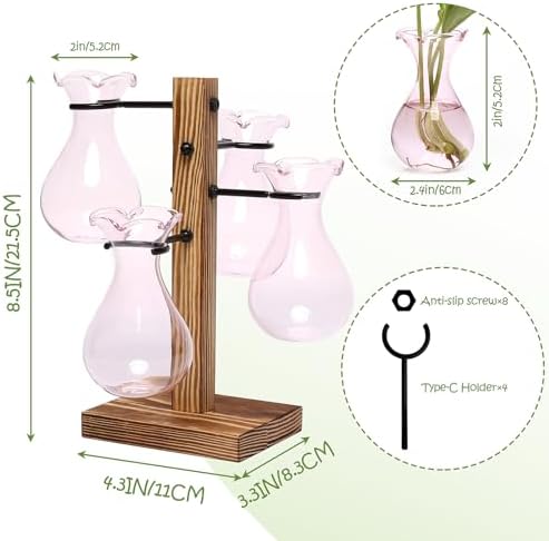 Plants Propagation Stations Bulb Glass Propagation Birthday Gift for Women - Image 3