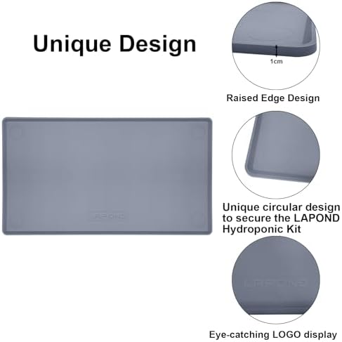 Silicone Waterproof Plant Mat for Indoor Plants & Hydroponic Systems - Image 4