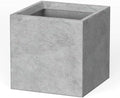 Kante Accent Square Pale Gray Concrete Planter 12" W, Outdoor by Unknown