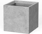 Kante Accent Square Pale Gray Concrete Planter 12" W, Outdoor by Unknown