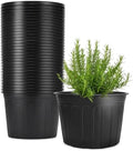 60 Pack 12.8 Inch 5 Gallon Large Plastic Plant Nursery Pots by Unknown
