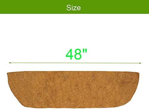 2PCS 48 Inch Coco Liner Window Deck Trough - Image 2
