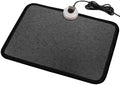 Electric Heated Floor Mats Under Desk, Heated Foot Warmer - 110v Toes Warming Heater for Office and Home (Black) by OLYDON