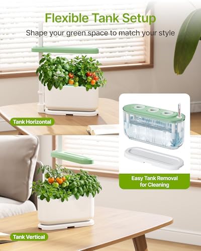 SUNCOZE Hydroponics Growing System Kit with 3 Pods for Beginners - Image 5