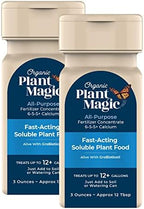 Organic Plant Magic Organic Fertilizer for House Plants 3oz Shaker 2 Pack by OrganicPlantMagic