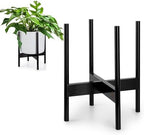 Fox & Fern Mid Century Plant Stands for Indoor Planters, Bamboo, 11.8 Inch by FoxFern